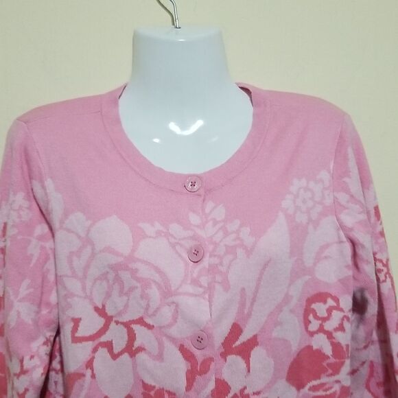 Isaac Mizrahi Pink Sweater Sz Xsmall - Picture 5 of 8